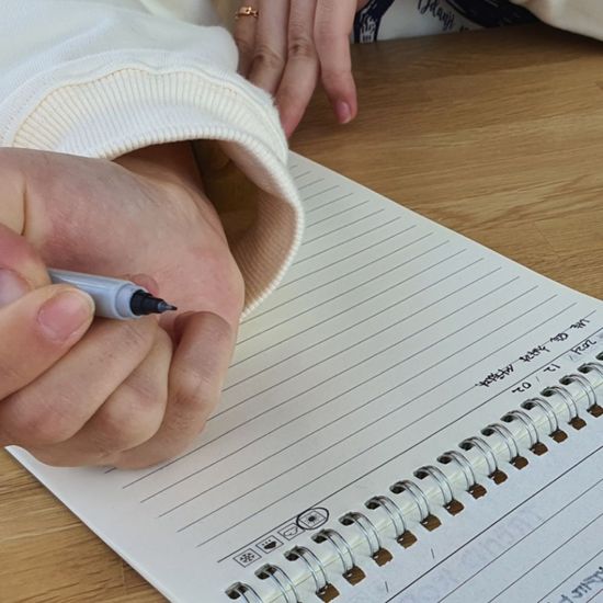 투명커버 스프링 유선노트 B5 세로형(W9BB486)