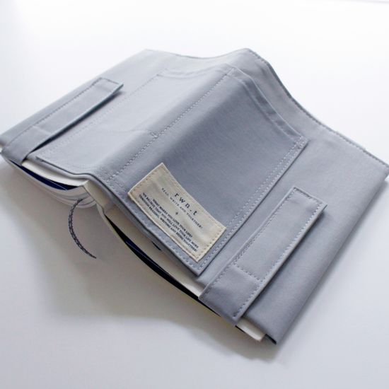 [rwn.t] 패브릭 북자켓 / 북커버(그레이블루/일반형)