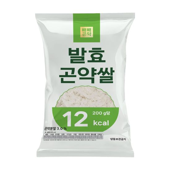 빼빼곤약 발효곤약쌀 200g x 30팩 (100g당 6kcal)