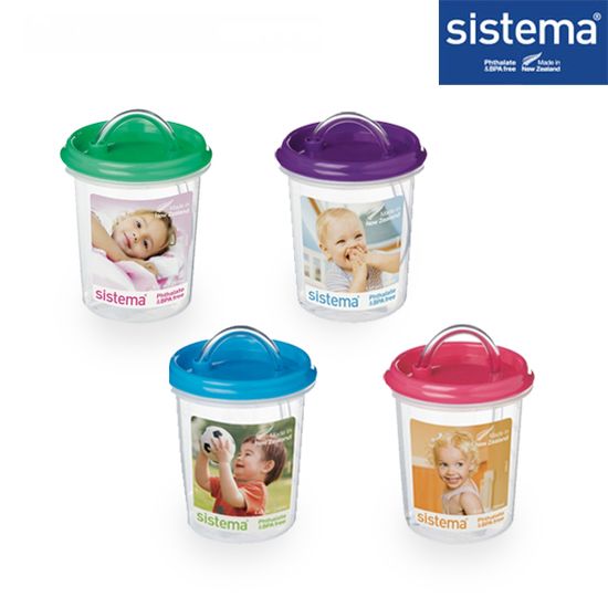 [시스테마] 유아 빨대컵 250ml (4color)