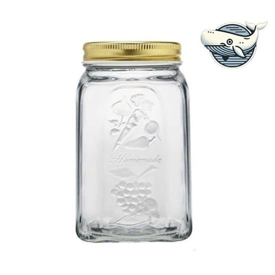 밀폐 유리 용기 1000ml 잼병 과일청(WFHC1C0)