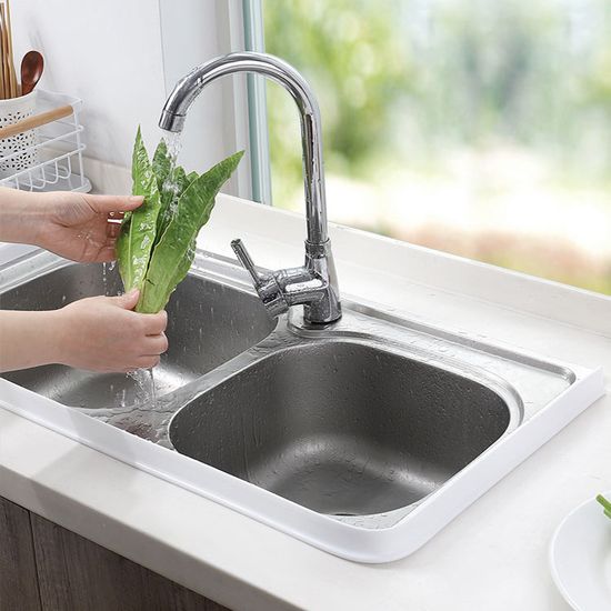 싱크대 욕실 샤워 실리콘 설거지 물막이 씽크대 커튼