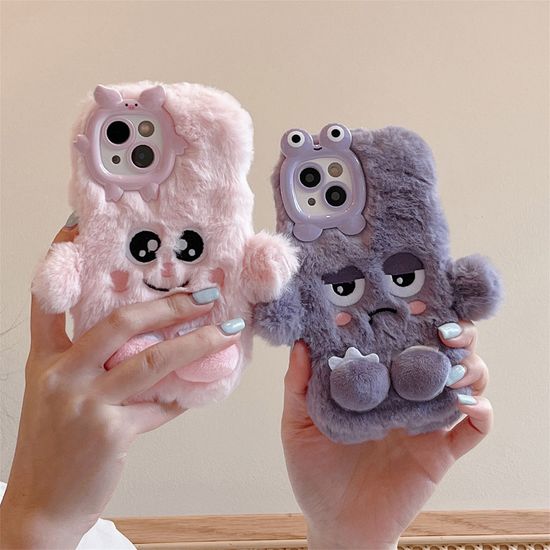 갤럭시s25 24 23 a56 36 26 17 외계인 털 인형 케이스