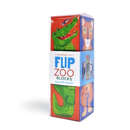 [Crocodile creek]  Rainforest Animals Flip Zoo Magnetic Puzzle