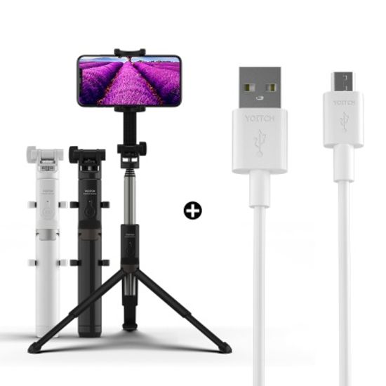 욜로 4세대 스마트폰 무선 블루투스 셀카봉 삼각대