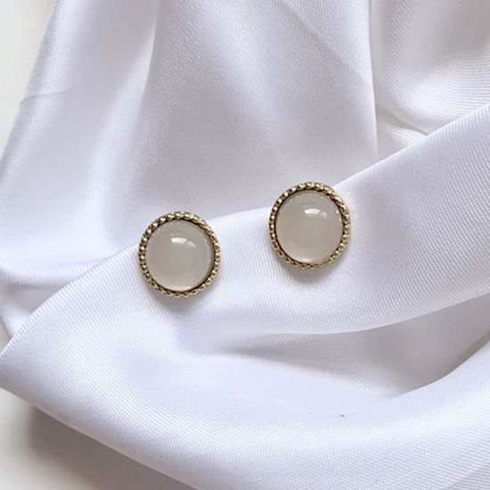 블링썸원석귀걸이 원석골드귀걸이(옐로우)(WDC93C3)