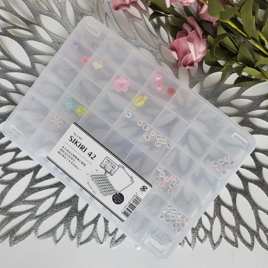 일본 야마다 칸막이 플라스틱 보관함 42구(WBEFBD5)