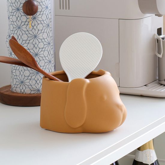 강아지 세라믹 다용도 꽂이 홀더