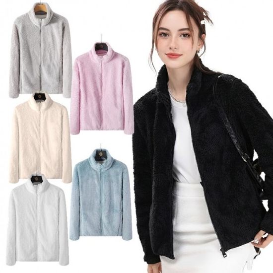 올데이 플리스 보아털 후리스 집업