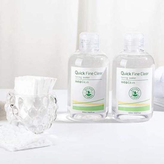 인투스킨 퀵파인클리어 토닝 크렌징워터 1+1