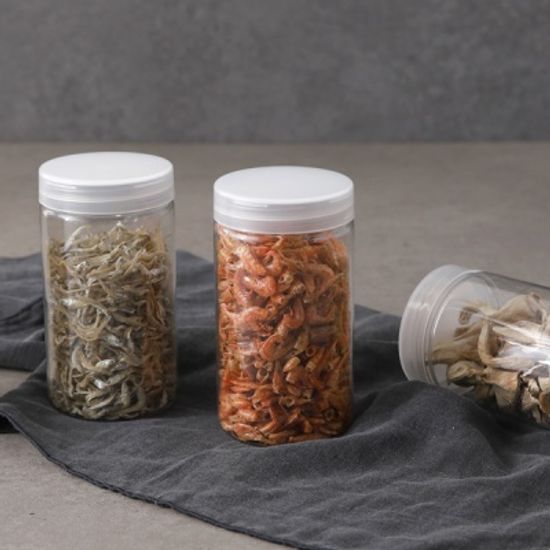 냉장고 원형 보관용기(중) 4개+스티커