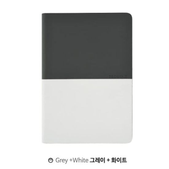 지퀀스 노트 - Basic (A5, GrayWhite Ruled+Plain) 
