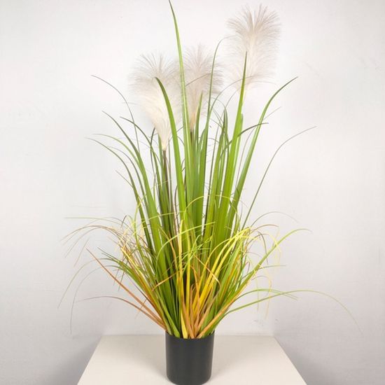 팜파스그라스 갈대 조화(연브라운)(90cm) 인조갈대