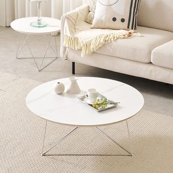 크루 800 원형 세라믹 거실테이블 탁자 쇼파 좌탁