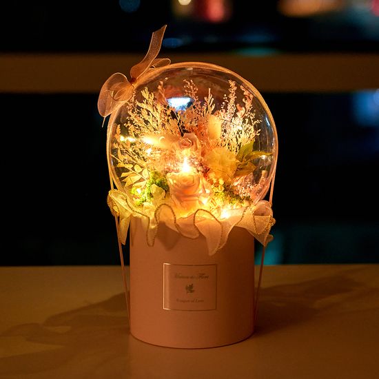 시들지 않는 생화 프리저브드 플라워 LED조명