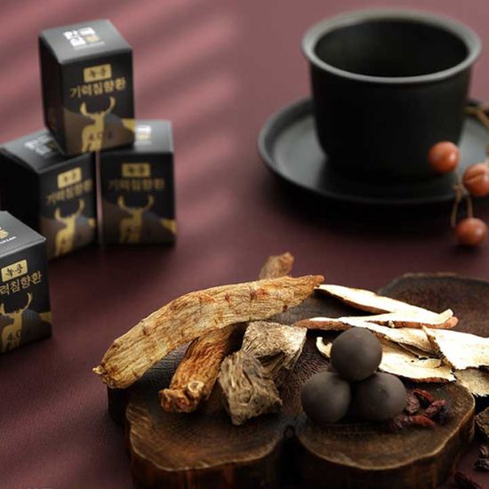 [한국삼] 녹용 기력침향환 60환 / 쇼핑백증정