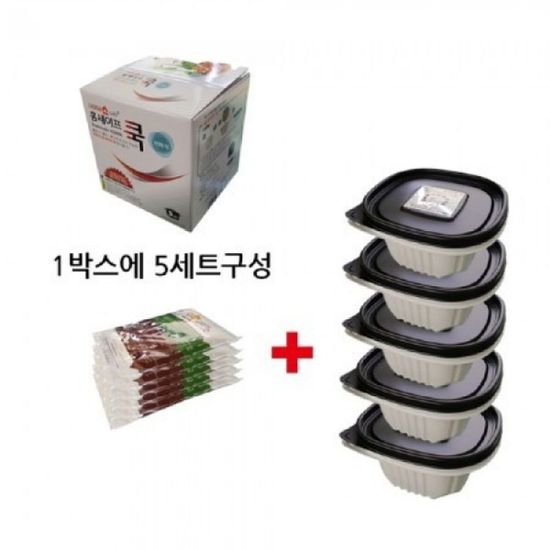 불없이 조리 5개입 홈세이프 COOK 세트(WEDFC3F)