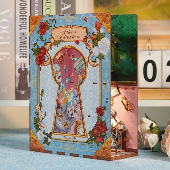 핸즈크라프트 DIY미니어처 북눅 북엔드 엘리스 모험