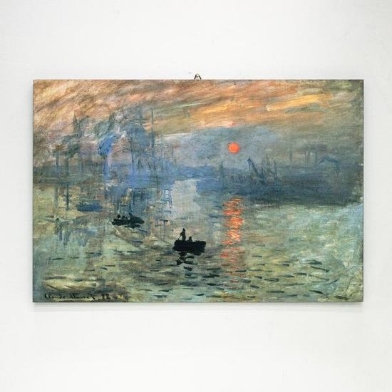 명화액자 모네 인상, 해돋이 침실액자 60x40 kisn025