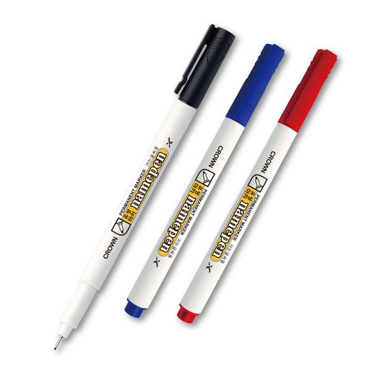 크라운 유성 네임펜 가는글씨용 낱개