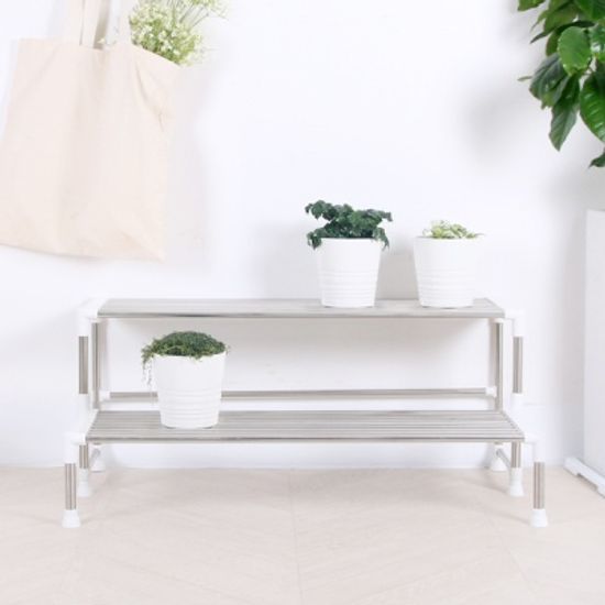 계단식화분정리대2단