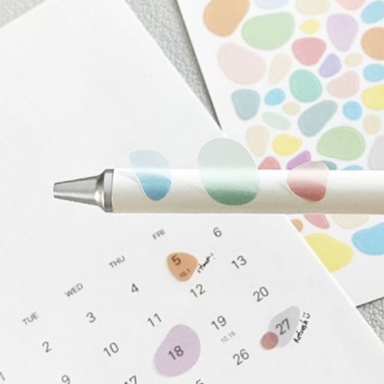 톤앤톤 투명 조약돌 스티커