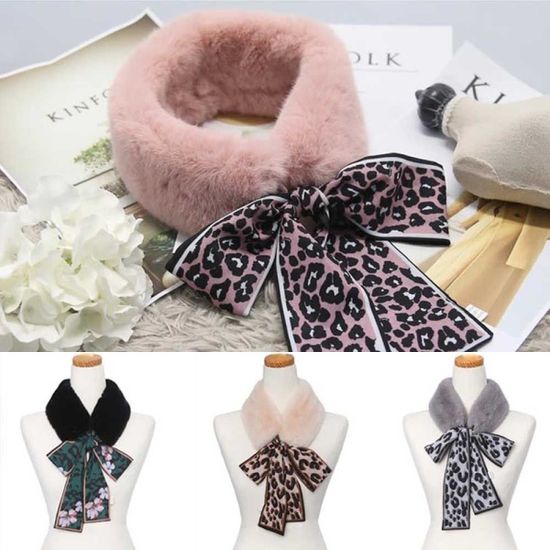 겨울 넥케이프 퍼워머 오피스룩 코디 스타일룩 패션[W