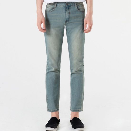 JJMM 5038 남자빅사이즈워싱일자스판청(WFFVE87)