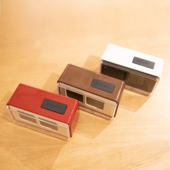 이코노미쿠스 레트로 무소음 건전지 알람 탁상 시계