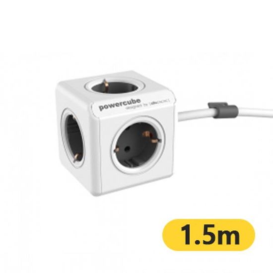 파워큐브 멀티탭 익스텐디드 5구 1.5m 디자인 고용량