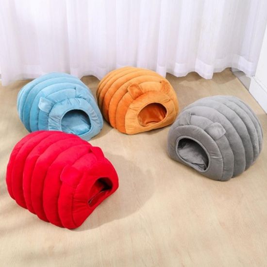 고양이 침낭 크로와상 애벌레 숨숨집 쿠션 포함