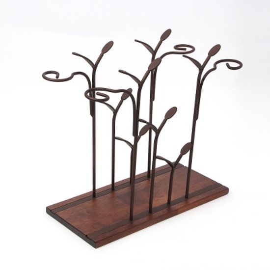 모던즈 새싹 와인잔걸이 와인랙(브라운)/ 와인홀더