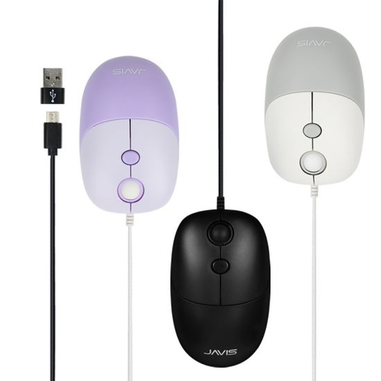 스마트폰 유선 마우스 C타입 아이폰 태블릿 PC JV-M5