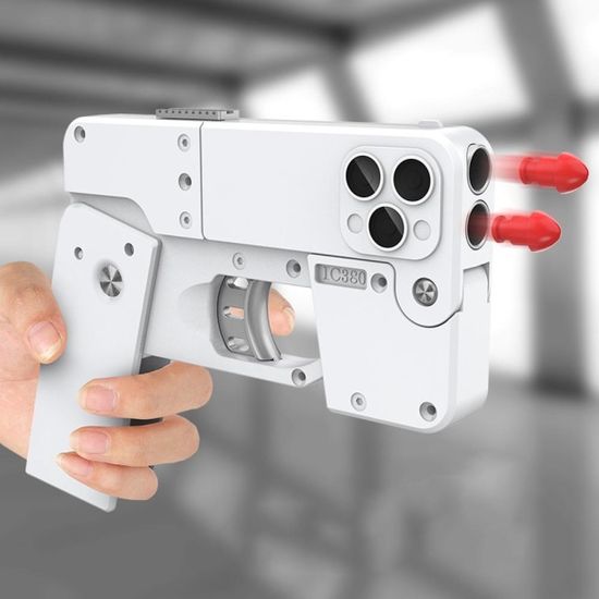 틱톡인기템 휴대폰권총 스파이 무기 키덜트 아이폰디자인