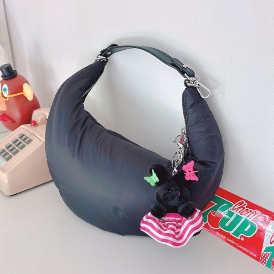 비키니 블랙 토끼 인형 키링(3종)