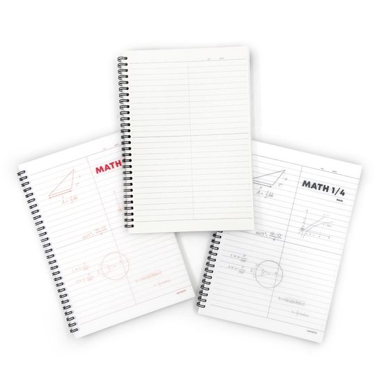 꿈드림22 위드나 PP 4분할 수학노트 B5 50매 80-0079