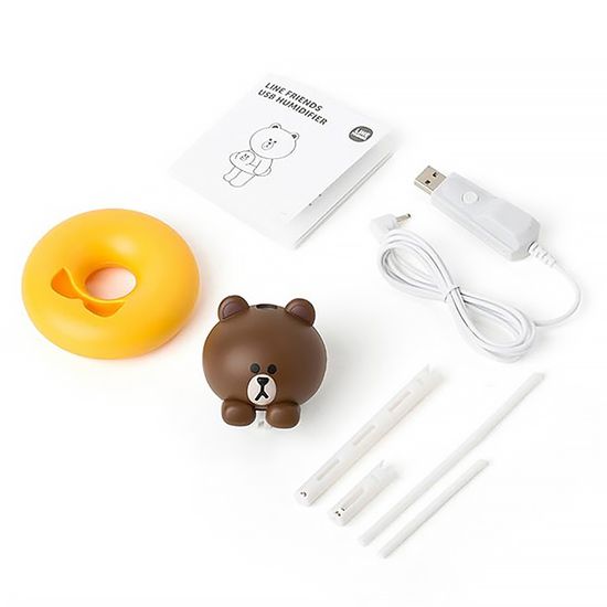라인프렌즈 아무데나 꽂아쓰는 USB 브라운 가습기