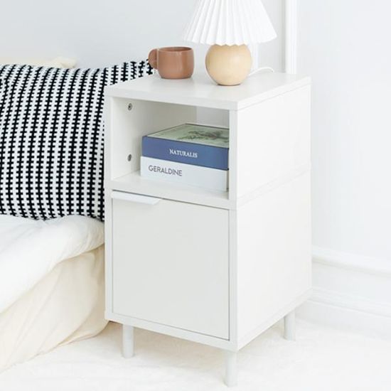 (특가) 스텔라 침대 틈새 수납 원도어 협탁