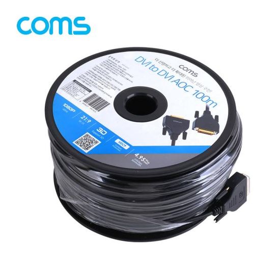 1080P60Hz DVI-D 리피터 광 케이블 100M