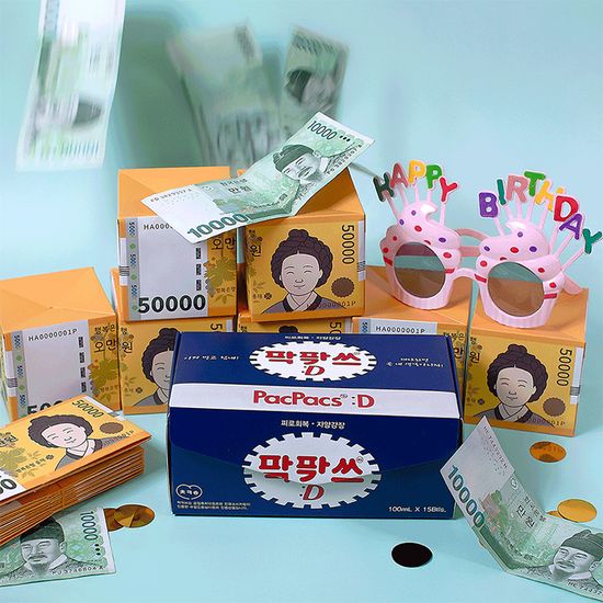 더솜씨 어버이날 용돈 폭죽박스 이벤트용 부모님선물