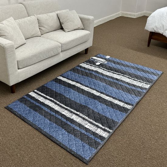 한일 극세사 전기요매트 스트라이프 싱글 HMEB-1000