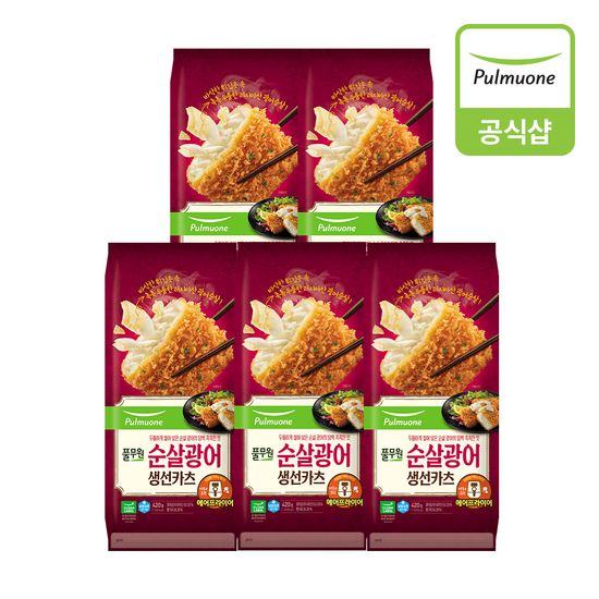 풀무원 순살광어생선카츠 420g x 5개