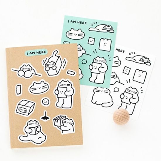 히어데어 라인 스티커 (3종)