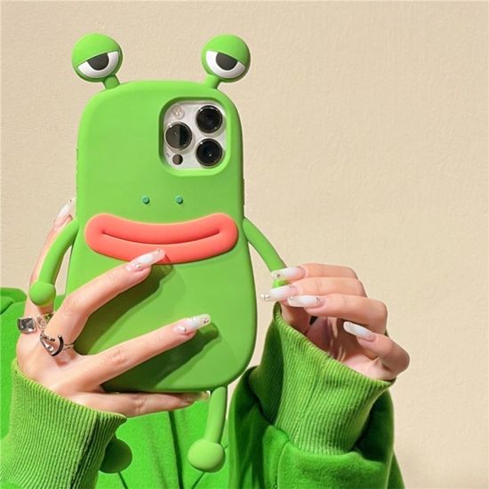 갤럭시 A시리즈 개구리 캐릭터 인형 실리콘 케이스