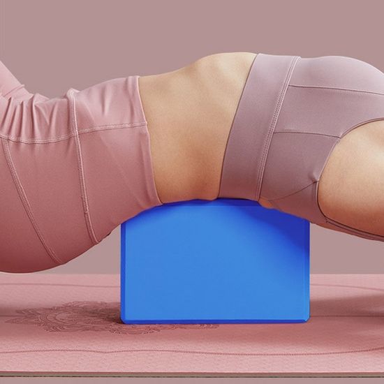 밸런스 EVA 요가블록 2p세트(블루) 스트레칭 폼블럭