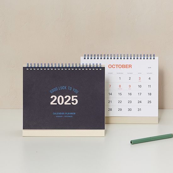 (2025 날짜형) 캘린더 플래너 2025_탁상달력