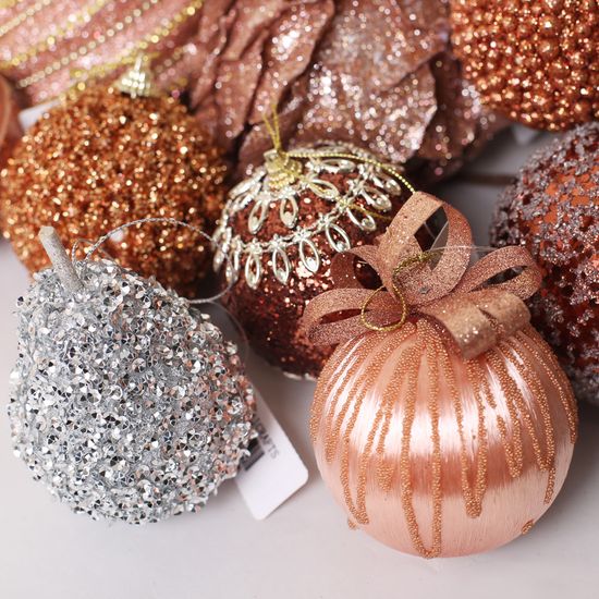 [도토로] 트리 장식볼 랜덤박스 오너먼트 10p(브론즈)