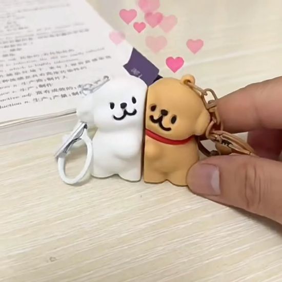 커플 강아지 자석 마그네틱 키링 백참 가꾸 백꾸 템