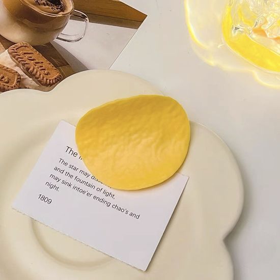 포테이토 감자칩 헤어 집게핀 머리집게 핀 삔 머리핀