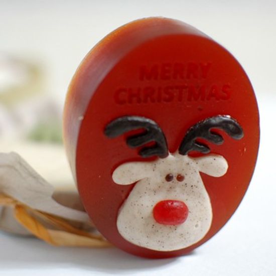 [다빛천연비누] 산타, 루돌프, 트리비누 (7가지 택일)